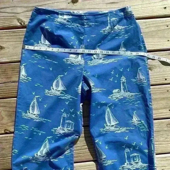 Pendleton cropped pants seascape design size 12 - Picture 6 of 8